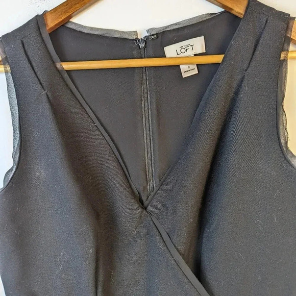 Loft Black Dress - 2 - Picture 3 of 6
